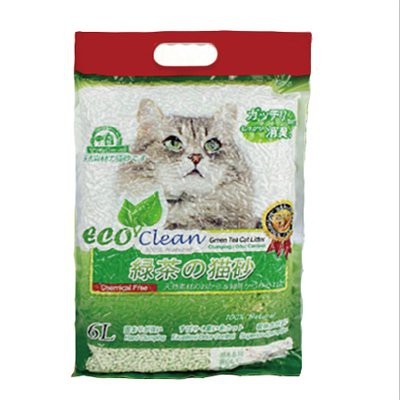 ECO艾可豆腐貓砂6L-原味 綠茶 玉米  超高cp值比愛寵韋民還要好用!多貓家族首選