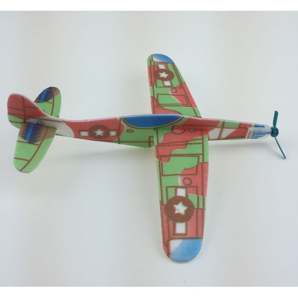 .買10送1~古早童玩懷舊玩具 手拋飛機 DIY小飛機 紙飛機 泡棉飛機 螺旋槳保麗龍飛機