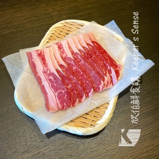 美國嚴選 Choice 牛五花厚切燒肉片 300g ｜ 牛肉片 胸腹 燒烤 濕式熟成 超值 美國 【鮮食購官方直營】