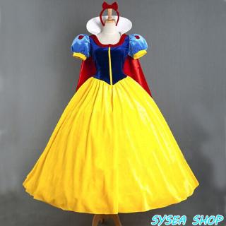 萬聖節 成人 白雪公主服裝 格林童話 女生 舞臺演出 Cosplay 角色扮演 變裝派對 舞臺 表演服裝