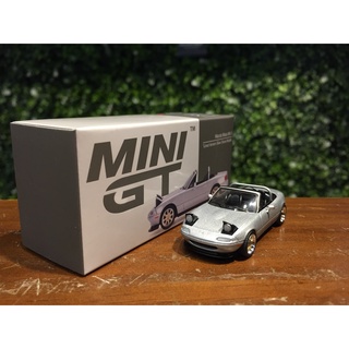 1/64 MiniGT Mazda Miata MX-5 NA Tuned Silver MGT00407L【MGM】