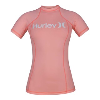 HURLEY｜女 HRLY OAO RASHGUARD SS 短袖防磨衣