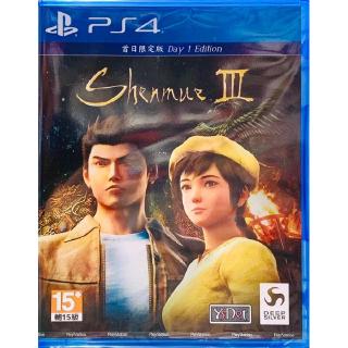 PS4 遊戲片 Shenmue III 莎木3 支援多國語言