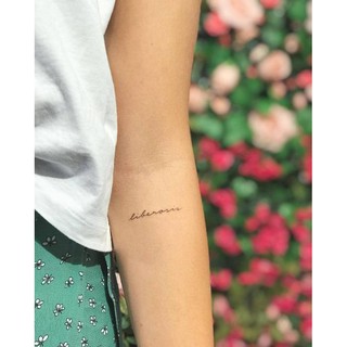 「對自由的渴望」 Liberosis 紋身貼紙 微刺青 輕紋身 少女 IG 打卡 創意 超美 紋身貼 網美 文字草寫