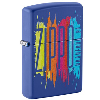 Zippo Royal Blue Matte Color Image 防風打火機 現貨 廠商直送