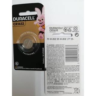 【Duracell】金頂/金霸王 鋰電池1入 CR1632 鈕扣電池 3V
