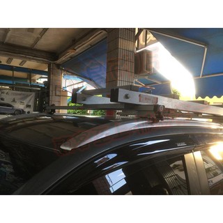 【小鳥的店】OUTLANDER 2014-23 平貼式【快克-橫桿】車頂架 行李架 附認證 雙桿承載耐重80KG 改裝