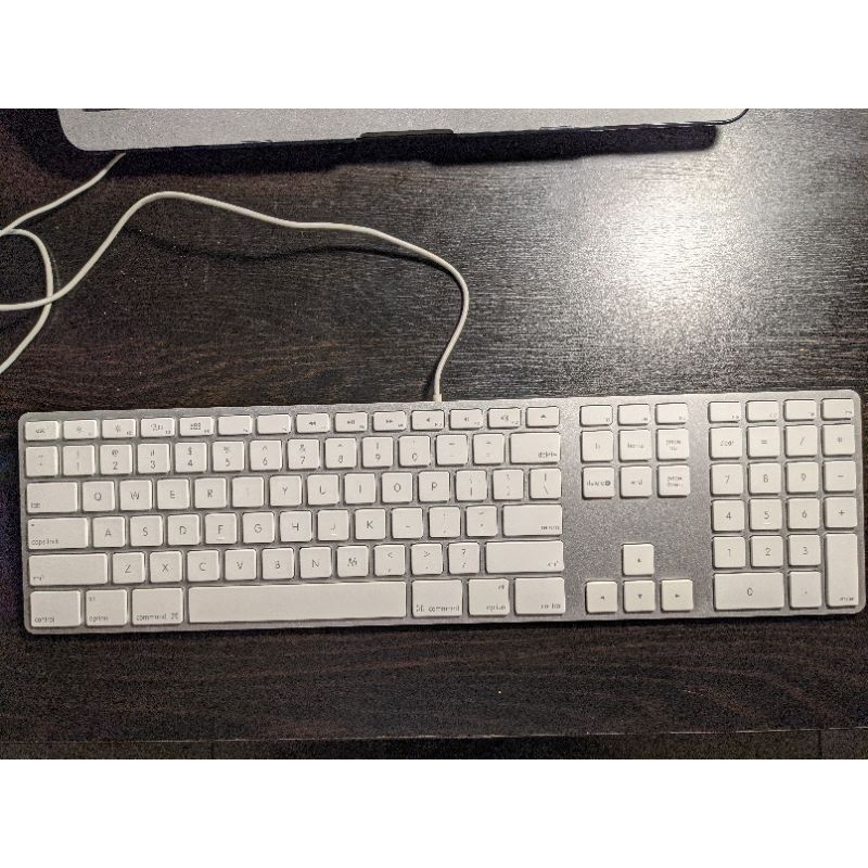 二手 A &amp; S 兩鍵固障 Apple Numeric Keyboard 蘋果有線鍵盤