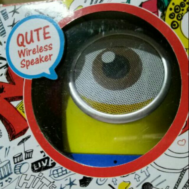 QUTE Wireless Speaker 小小兵藍芽喇叭