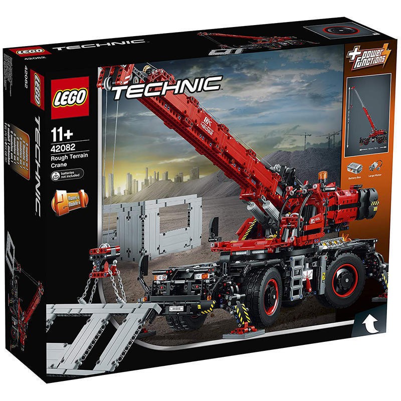 【台南 益童趣】 LEGO 42082 動力科技系列 曠野地形起重機