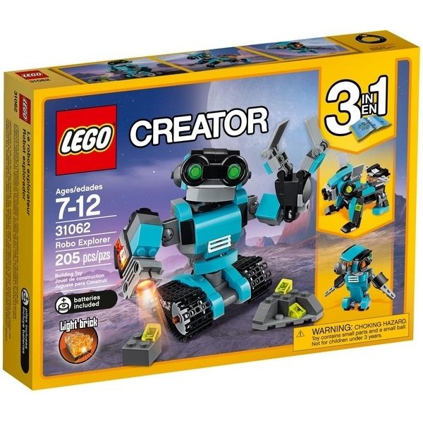 【積木樂園】樂高 LEGO 31062 創意系列 探險機器人