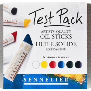 【板橋酷酷姐美術】法國申內利爾油畫棒！油畫條！6色體驗盒！sennelier oil stick ！12ml！