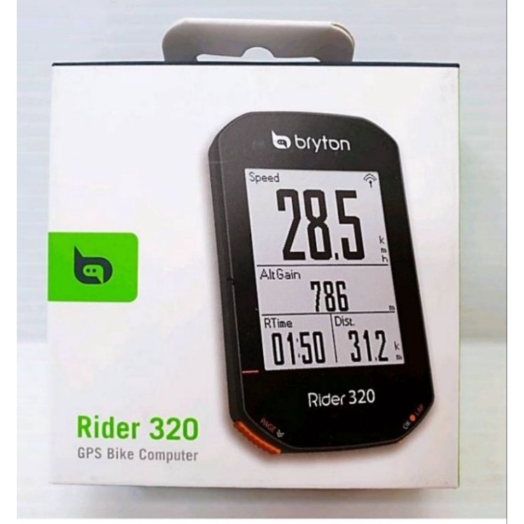 特賣 Bryton Rider 320E 碼錶 (主機+固定座+充電線) 全中文GPS碼表 35小時高續航力碼錶