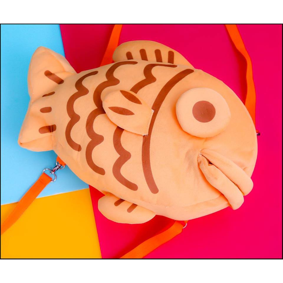 U 鯛魚燒造型後背包 蝦皮購物