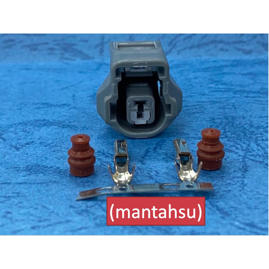 (mantahsu)1P Toyota 豐田鎮暴感知器用防水1孔母頭＋母端子＋防水栓