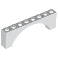 LEGO 樂高 零件 3308 16577 白色 拱形拱門磚 1x8x2 6062279 6313647