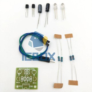 【ICBOX】簡易閃光電路製作5MM LED簡易閃爍套件/閃燈板DIY模組製作/0300401327001