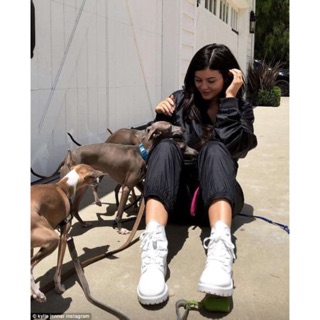 莎拉二手私物 🧚‍♀️KYLIE著用 正品🇺🇸KENDALL + KYLIE - 白色軍靴 EPIC (原售價4680)