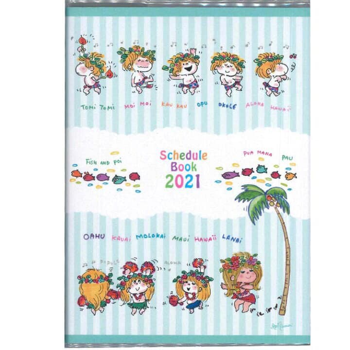 小藍21年日本行事曆b6大厚本週計畫七天一頁水森亞土小孩版 蝦皮購物