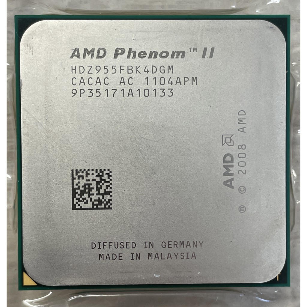 ⭐️【AMD Phenom II X4 955 四核心/3.2 GHz/AM3 腳位】⭐  正式版/無風扇/保固3個月