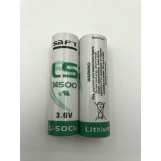 含稅開發票 法國 SAFT LS14500 AA 3.6V 2.6Ah 一次性鋰電池 PLC工控電池 ( 另有 帶焊片)