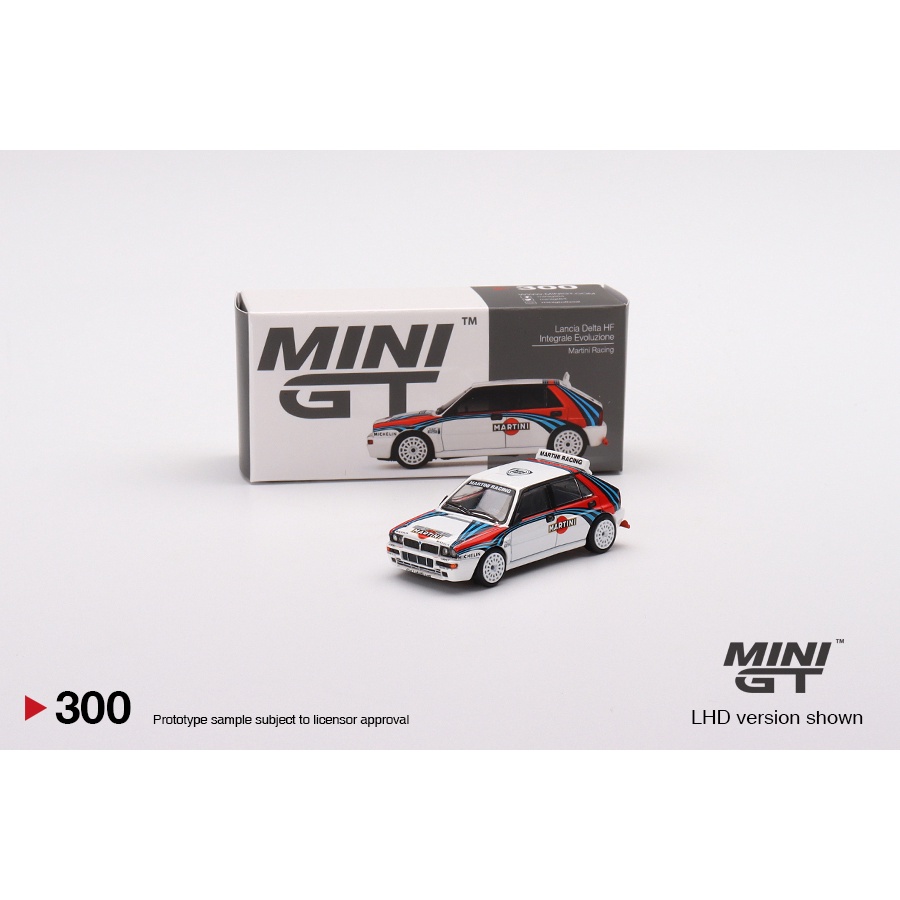 Mini GT 300 Lancia Delta HF Integrale Evoluzione Martini Rac