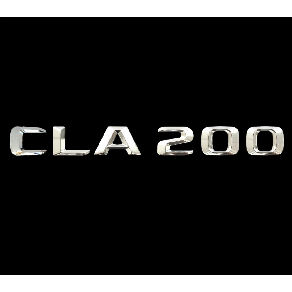 圓夢工廠 Benz 賓士 CLA C117 X117 2013~2016 CLA200 後車廂尾門 鍍鉻字貼 同原廠款式
