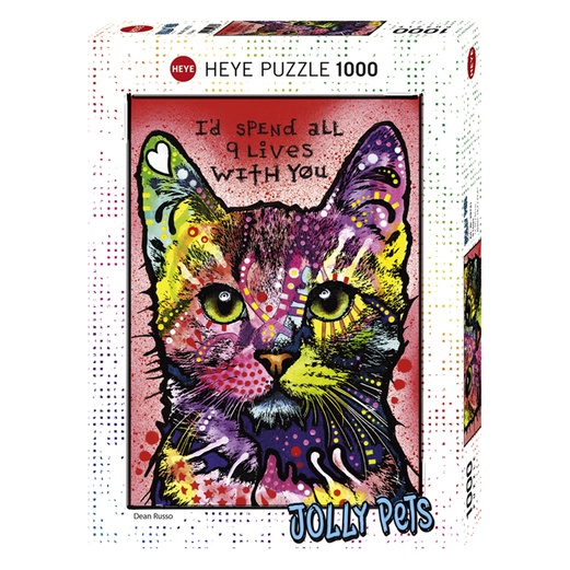 【小梅子拼圖 Heye 29731】1000片50×70cm Dean Russo Jolly Pets 貓