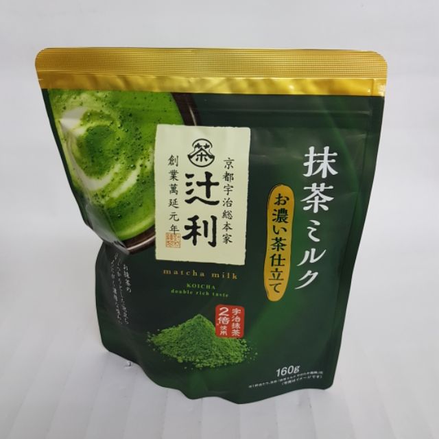 【日本進口】京都老店辻利Tsujiri~抹茶牛奶（2倍濃度）*有加奶