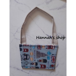【Hannah's shop】英倫風防水布飲料提袋