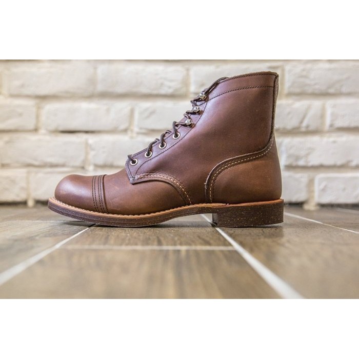 【紐約范特西】  現貨  RED WING IRON RANGE Boots 8111 棕色 皮革工作靴