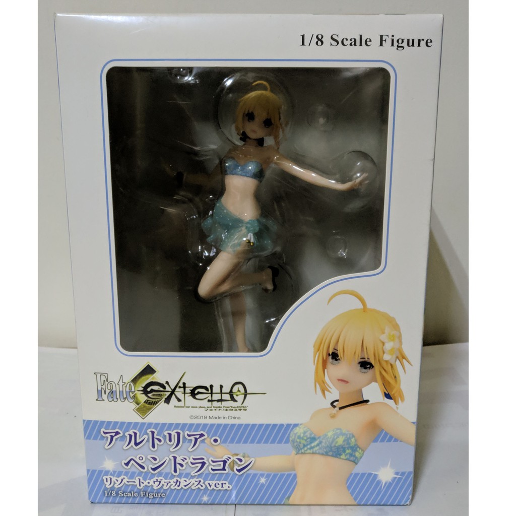 Fate/EXTRA Saber  公仔 模型 泳裝賽巴 中盒模型 1/8 Scale Figure 泳裝Saber