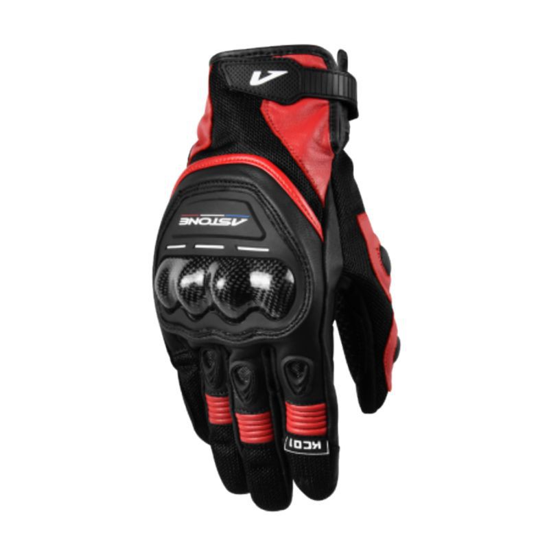 ASTONE  KC01 黑紅 觸控透氣 防摔手套 可觸控 透氣 夏季手套《送折價卷100元》