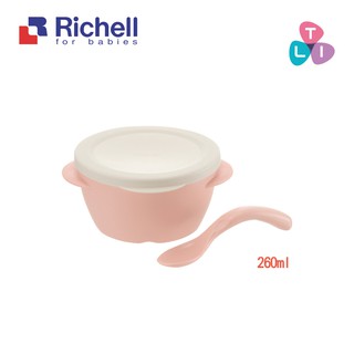 Richell 利其爾｜TLI雙層可拆式不鏽鋼碗(附蓋)小