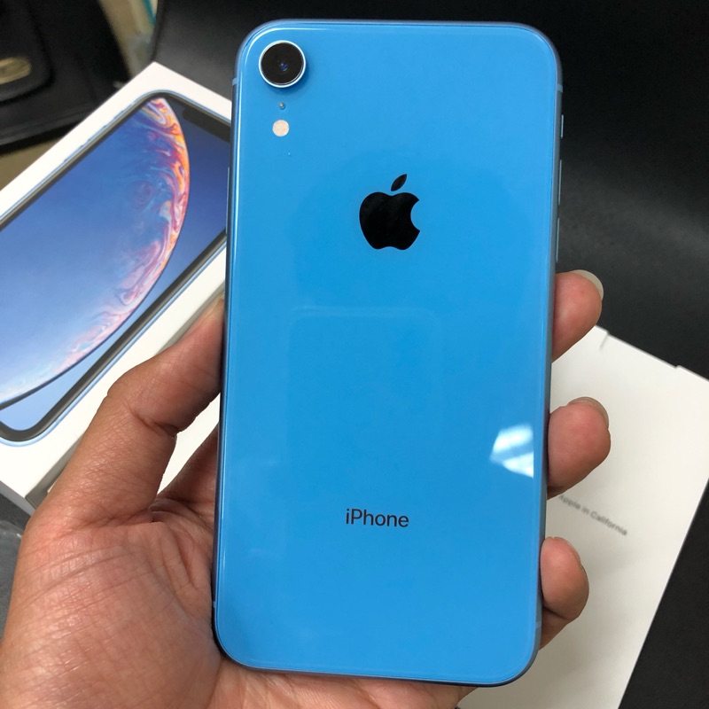 8 19已拆封已開通未使用iphone Xr 64g 藍色 福利機二手機中古機拆封機