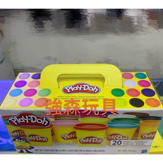 新豐強森 孩之寶 公司貨 培樂多 Play-Doh 創意DIY黏土 繽紛20色 60 盎司 黏土組 7924