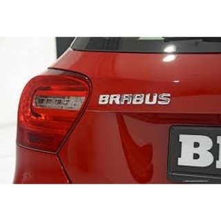 ~圓夢工廠~ 賓士 Benz A45 " BRABUS " 後車廂鍍鉻字貼 同原廠款式