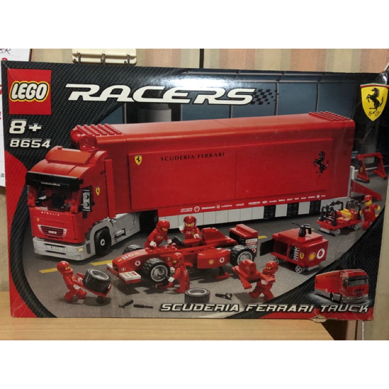 lego scuderia ferrari truck 8654