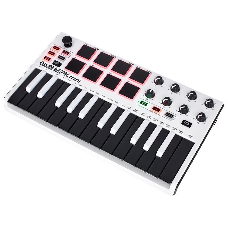 [Ghost DJ Studio]Akai MPK Mini MK3 MIDI 鍵盤 限量白
