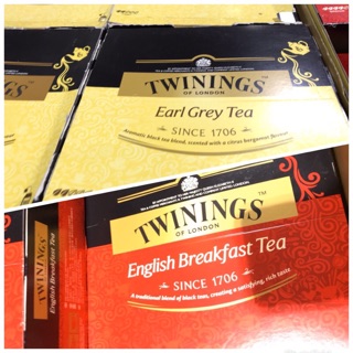 好市多 Twinings唐寧茶 早餐茶、伯爵茶 (100包入)
