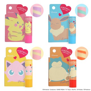 日本原裝進口 Lovisia 寶可夢 Pokémon 保濕潤唇膏 皮卡丘 伊布 胖丁 卡比獸 護唇膏 潤唇膏