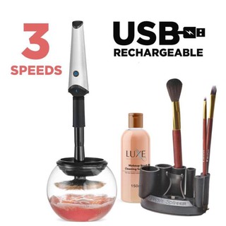 電動刷具清洗 Luxe 刷具專用 電動洗刷機 Luxe makeup brush cleanser