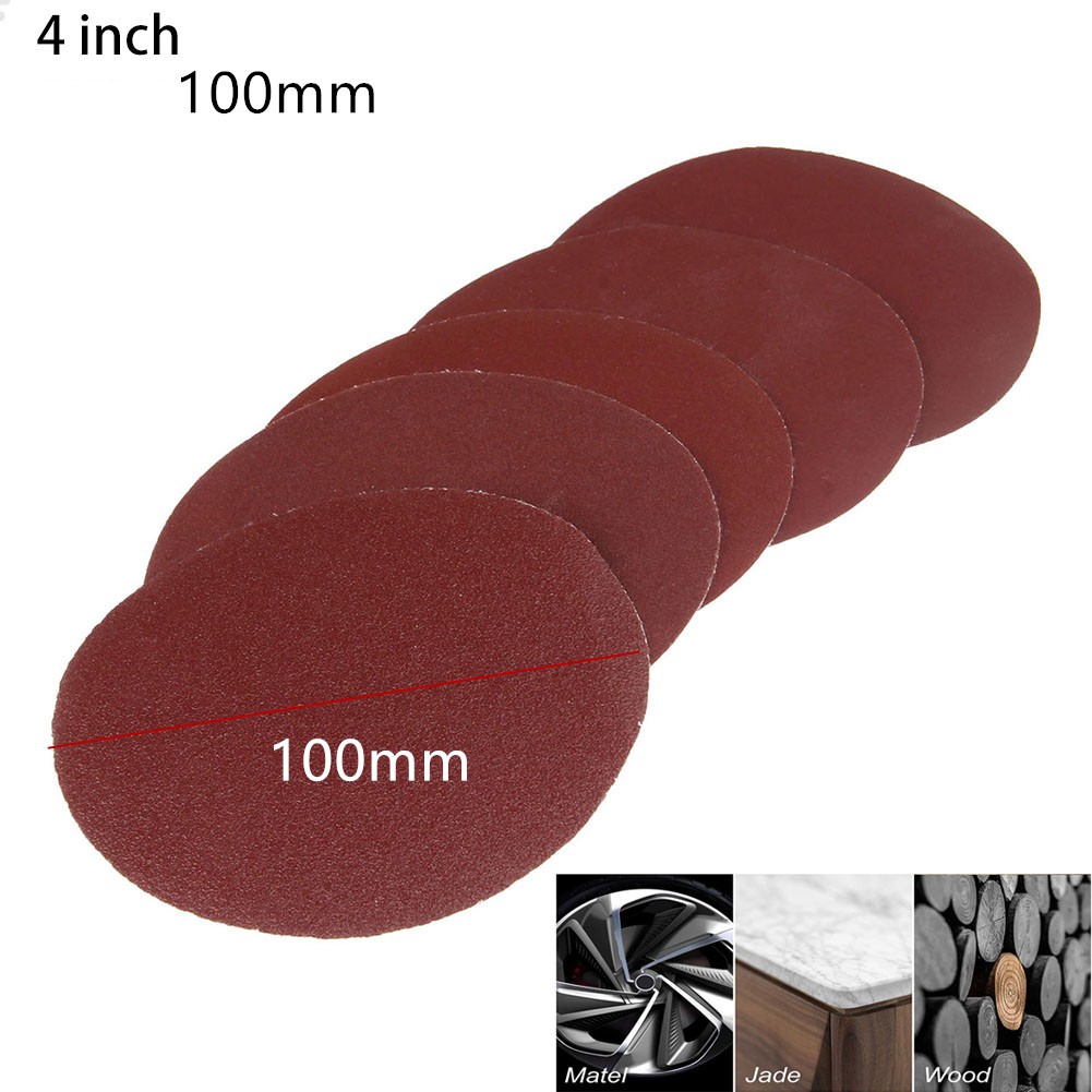 1 件無孔 40-1500 粒度 100 毫米圓形砂紙,用於無孔拋光木材。