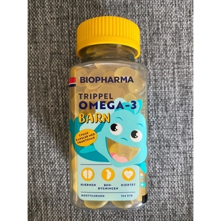《預購》挪威Biopharma兒童三倍濃縮omega-3魚油水果軟糖