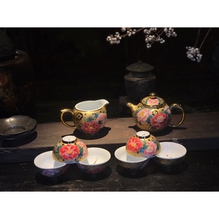 鶯歌陶瓷手繪法華彩鎏金茶具 品牌嚴選 台灣