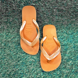 【老費】Havaianas Top 素面寬帶 原裝正品 哈瓦仕 愛馬仕橘 人字拖鞋 夾腳拖 / 柑橘橙