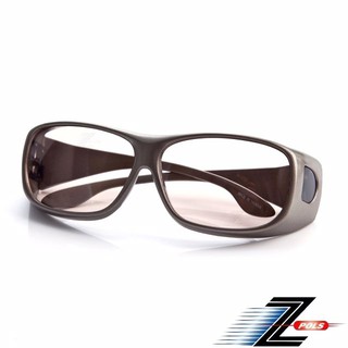 視鼎Z-POLS 最新設計款 包覆式加大濾藍光+抗UV雙抗設計 近視族必備！首選必買(質感銀)