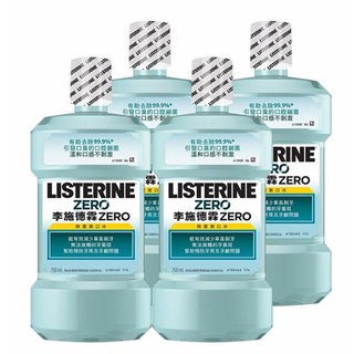 LISTERINE ZER 李施德霖XERO漱口水無酒精配方750毫升4 C155405