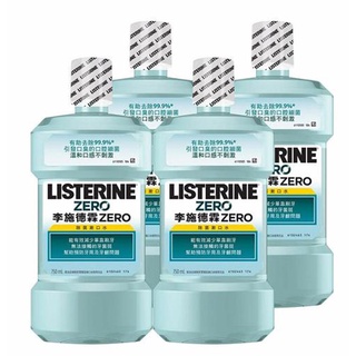 LISTERINE ZER 李施德霖XERO漱口水無酒精配方750毫升4 C155405