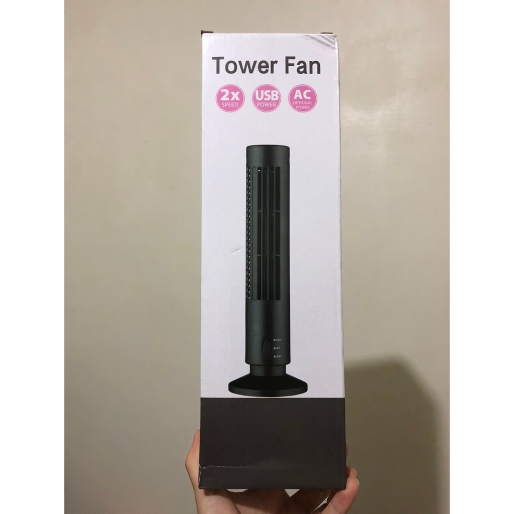 USB Tower Fan 桌上型 迷你大廈扇 白色